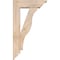 Ekena Millwork Funston Traditional Smooth Bracket w/ Offset Brace, Douglas Fir, 5 1/2"W x 16"D x 28"H BKT0604X16X28FST01SDF - alternate 4